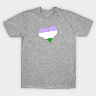 I'm Here and (Gender)Queer T-Shirt